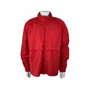Woolrich Men's Red Vintage Vented Rain Jacket
